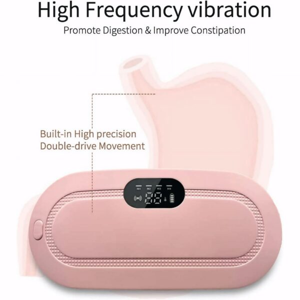 Portable Cordless Heating Pad for Menstrual Cramps Relief – Pink Belly, Back, and Stomach Pain Relief Pad - Image 4